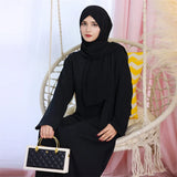 Abaya Muslim Kaftan with Pockets for Women