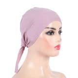 Under scarf Turban Tube Bone Bonnet Muslim Hijab Hat