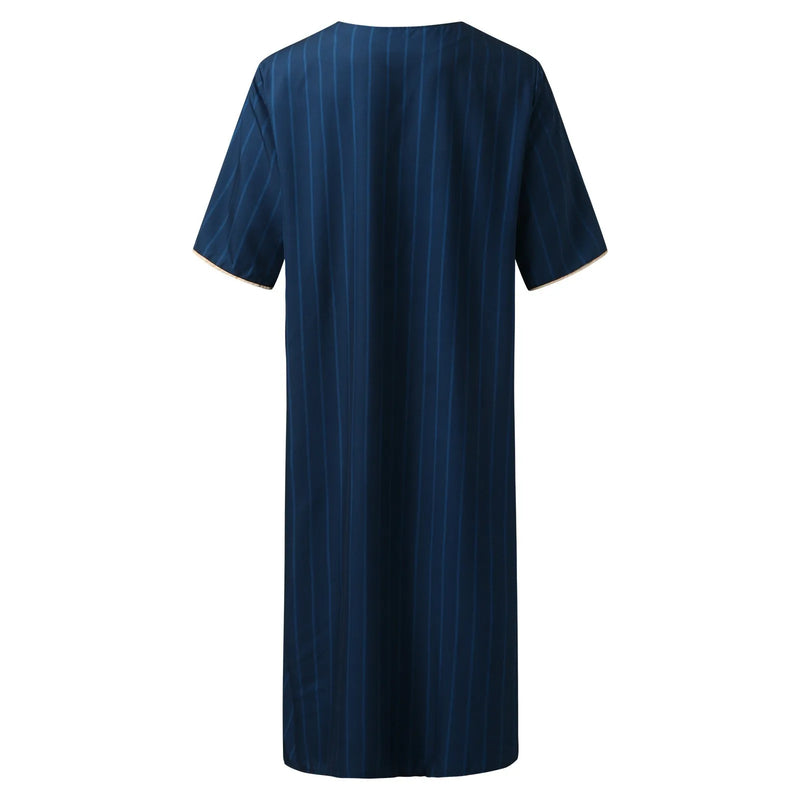 Muslim Men Clothing Galabia Islam Thobe Oman Robes Pocket