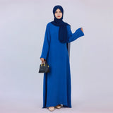 Abaya Muslim Kaftan with Pockets for Women