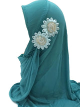 BOHOWAII Instant Hijabs for Muslim Girl 2-7years Turbans