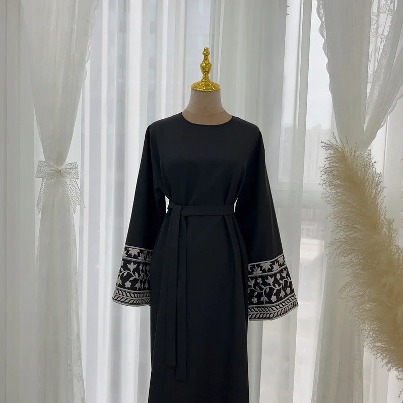 Turkish Solid Muslim Dresses