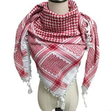 Y3NE Fringed Arab Scarf Shemagh Head Wrap Arabian Desert Headscarf Ethnic Headwear