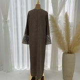 Turkish Solid Muslim Dresses