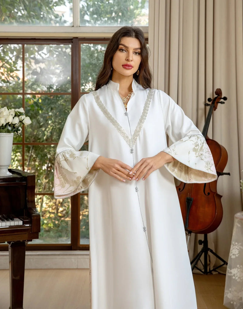 Muslim Dress Woman Long Sleeve Abayas