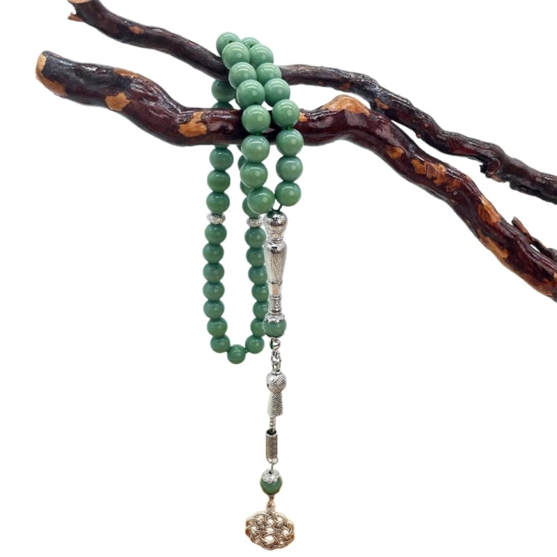 Stylish Prayer Beads Bracelet 45 Beads Rosary Tasbih Wristchain Eid Gift