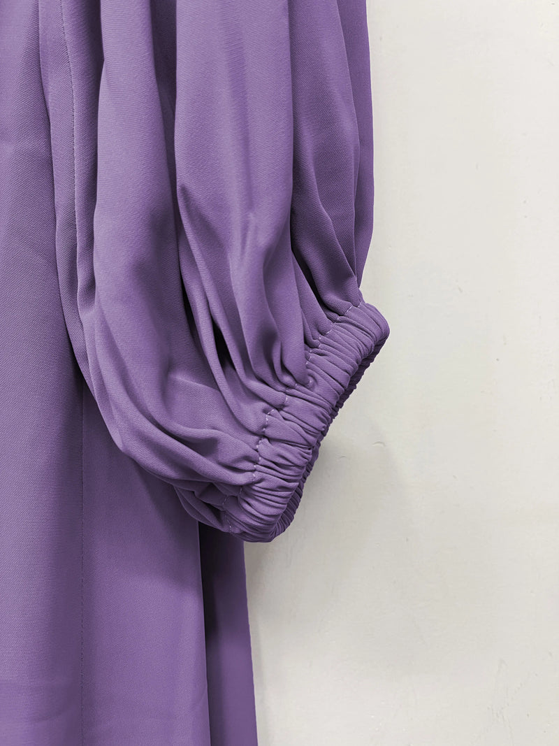 Abaya Ramadan Solid Bishop Sleeve Kebaya