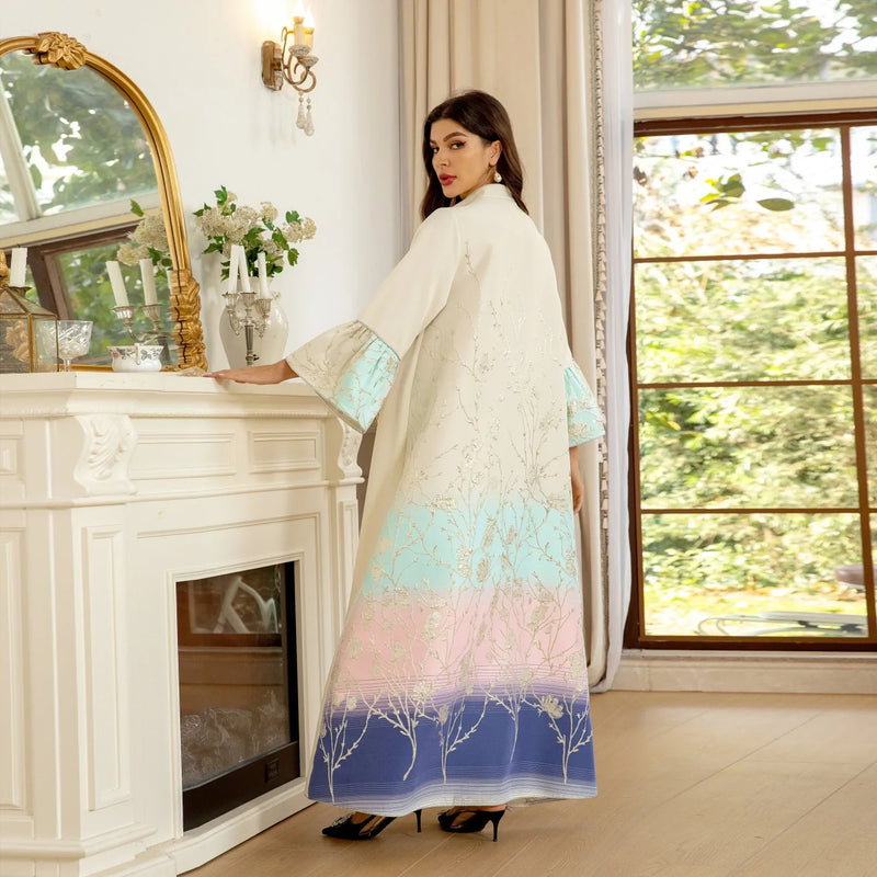 Muslim Dress Woman Long Sleeve Abayas