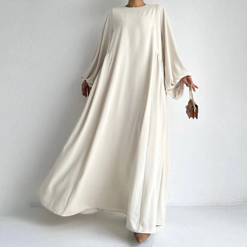 Abaya Ramadan Solid Bishop Sleeve Kebaya