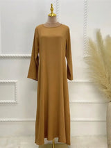 Abaya Muslim Kaftan with Pockets for Women