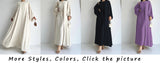 Abaya Ramadan Solid Bishop Sleeve Kebaya