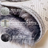 Plush Area Rug Bedroom Carpet Super Soft Foot Bedside