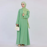 Abaya Muslim Kaftan with Pockets for Women