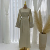 Turkish Solid Muslim Dresses