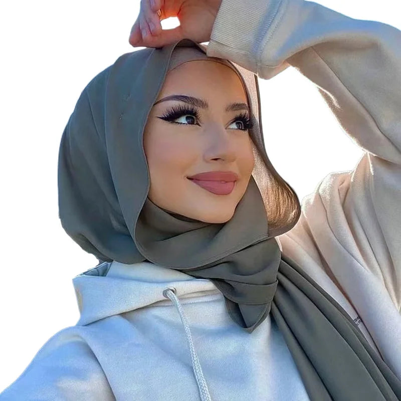 Ramadan Muslim Chiffon Hijabs