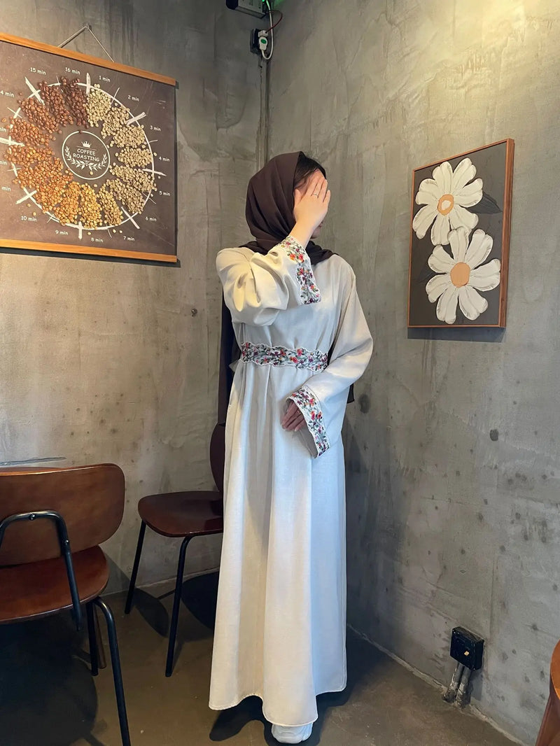 Embroidered Cotton Linen