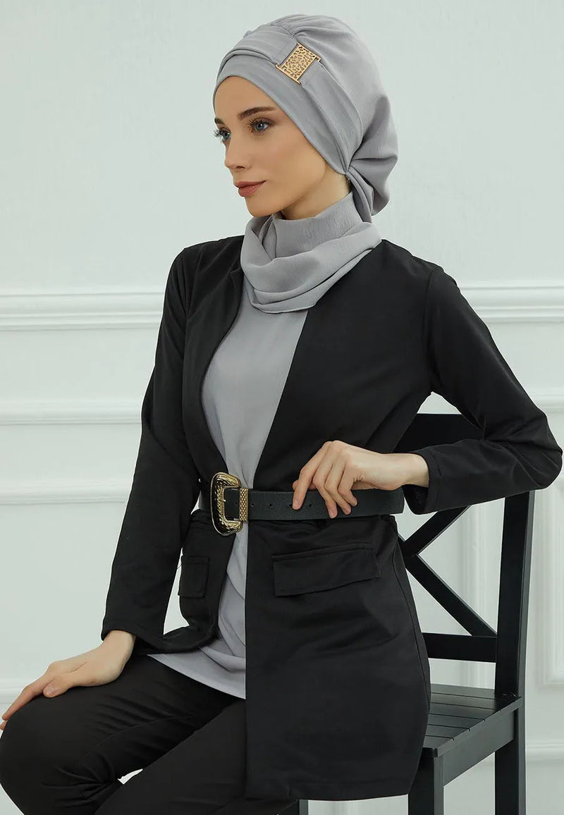 Plain Muslim Hat Inner Jersey Hijabs Women Turkey