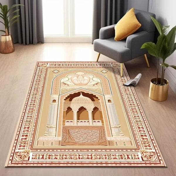 Muslim Ramadan Comfortable Prayer Rugs Skin-friendly