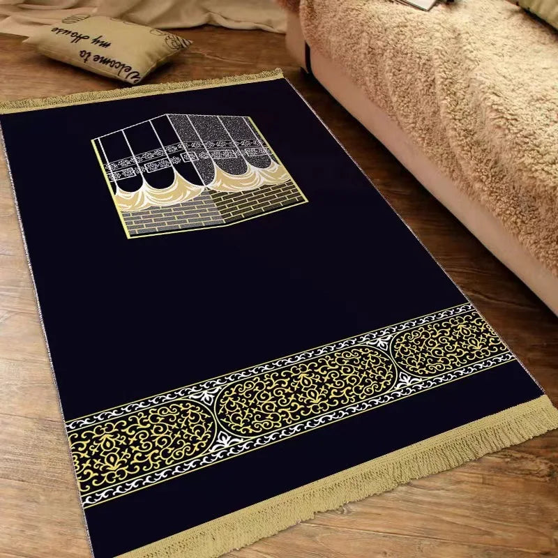 Islam Thick Prayer Rug Man Prayer Mat for Muslim Ramadan