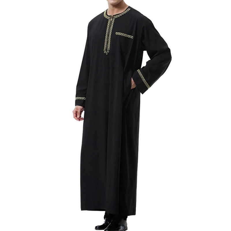Muslim Fashion Men Jubba Thobes Arabic Pakistan Dubai