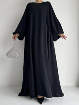 Abaya Ramadan Solid Bishop Sleeve Kebaya