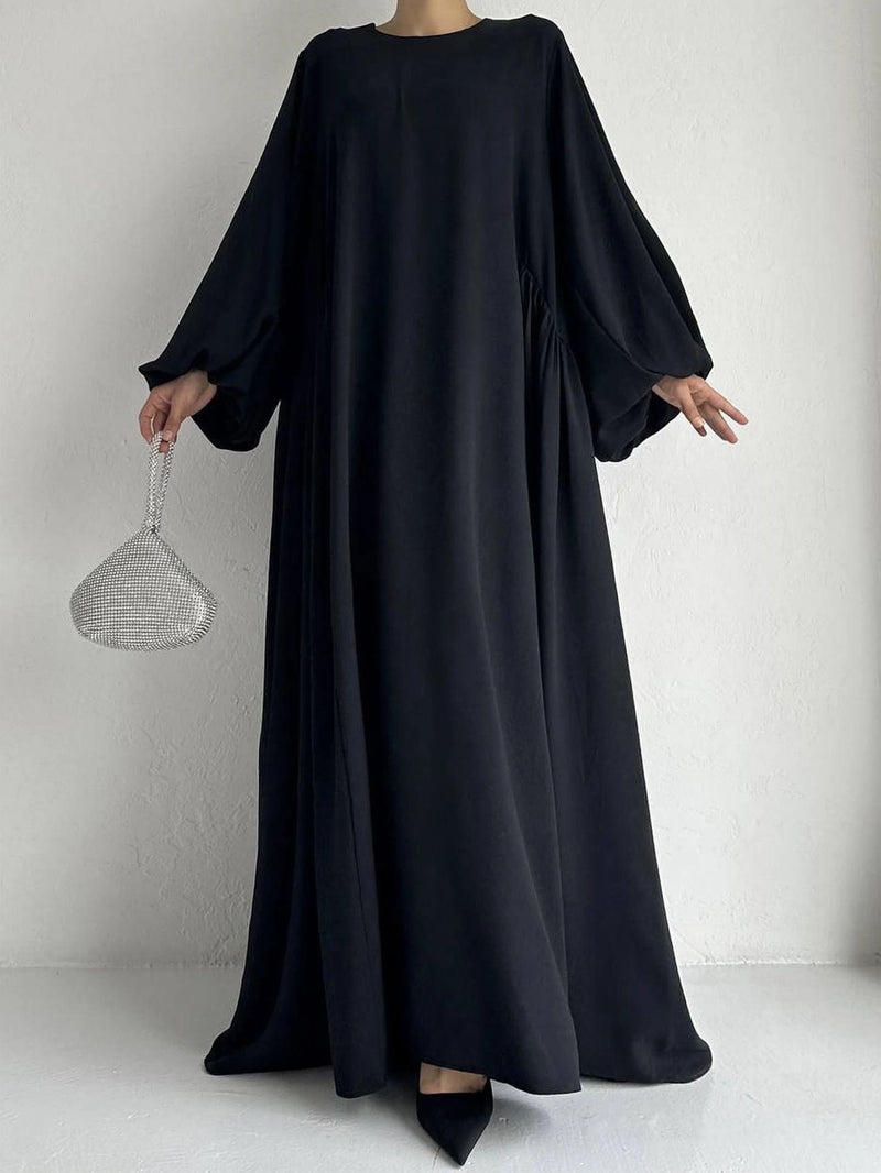 Abaya Ramadan Solid Bishop Sleeve Kebaya