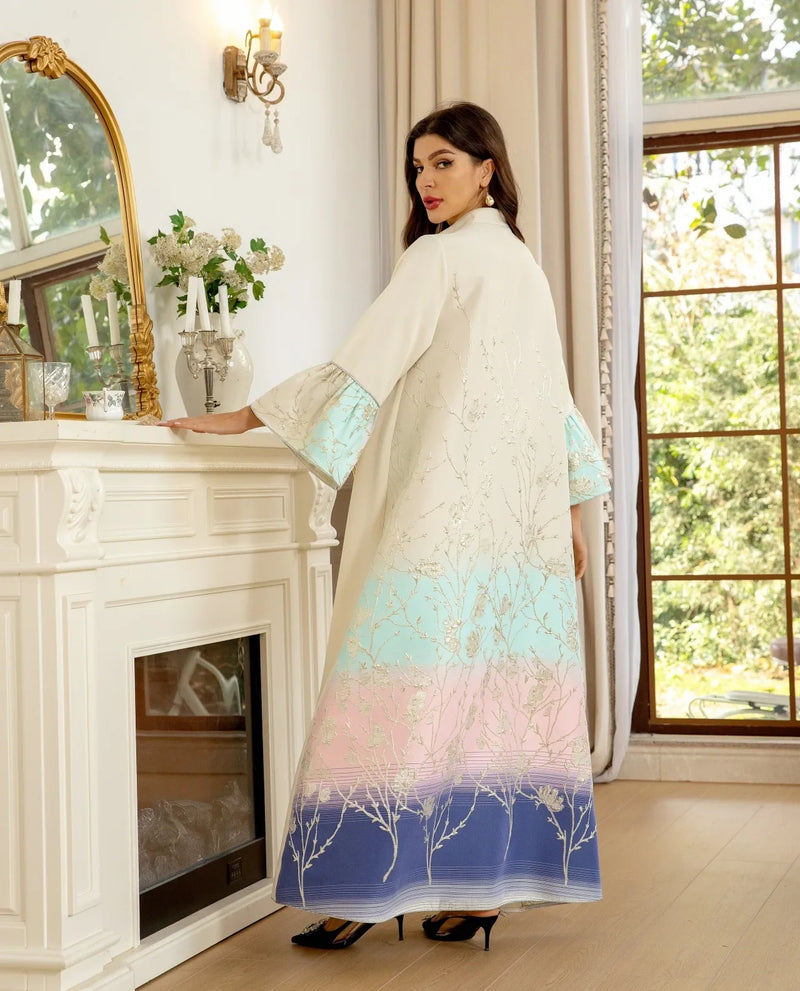 Muslim Dress Woman Long Sleeve Abayas