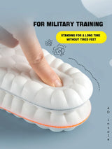 1Pair 4D Soft Shoes Insoles for Feet Plantar Fasciitis Insole Arch Support Orthopedic Inserts Sports Shock Absorption Shoe Pads