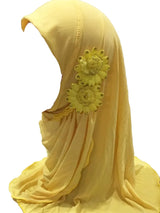 BOHOWAII Instant Hijabs for Muslim Girl 2-7years Turbans