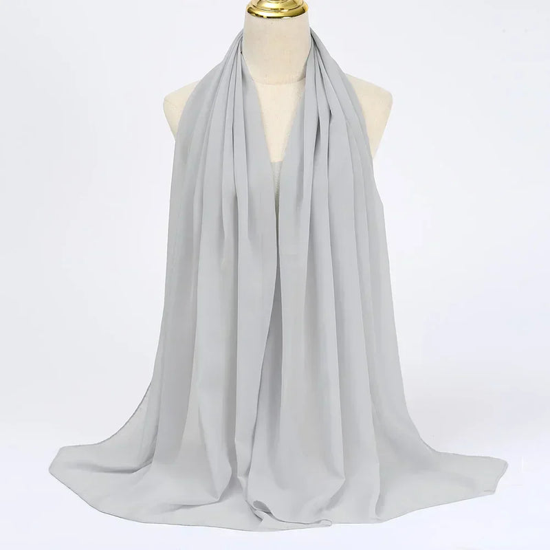Ramadan Muslim Chiffon Hijabs