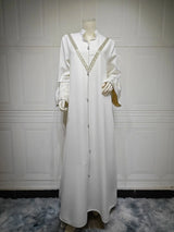 Muslim Dress Woman Long Sleeve Abayas