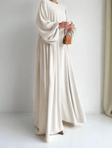 Abaya Ramadan Solid Bishop Sleeve Kebaya