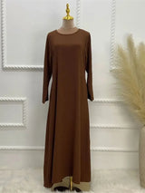 Abaya Muslim Kaftan with Pockets for Women