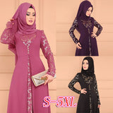 Arab Morocco Muslim Dress Abayas Women Ramadan Print Abaya Dubai Turkey Islam Kaftan Robe Longue Musulmane Vestidos Largos 2022