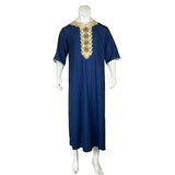 Muslim Men Clothing Galabia Islam Thobe Oman Robes Pocket