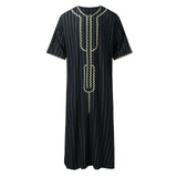 Muslim Men Clothing Galabia Islam Thobe Oman Robes Pocket