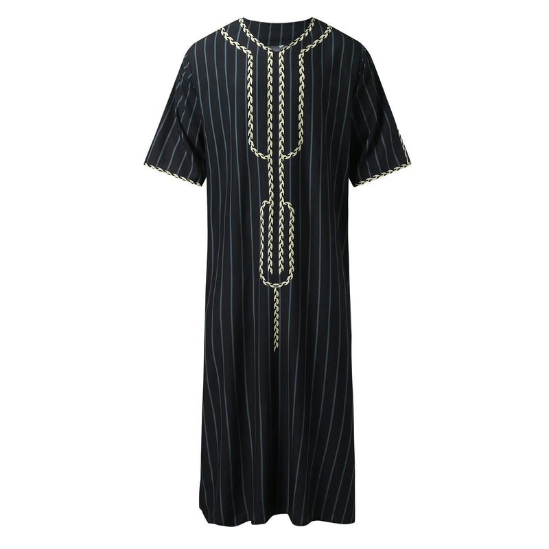 Muslim Men Clothing Galabia Islam Thobe Oman Robes Pocket