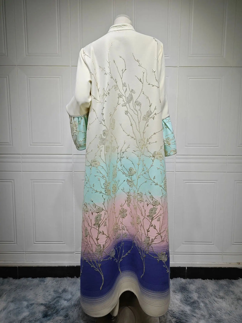 Muslim Dress Woman Long Sleeve Abayas