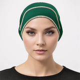 Double Row Rhinestone Hijabs