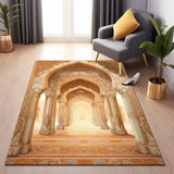 Muslim Ramadan Comfortable Prayer Rugs Skin-friendly
