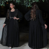 In 2025, Muslim Women's Abayas in Dubai. Arabian Abayas, Fashionable Evening Dresses with Rhinestones and A Belt, Long Gowns.