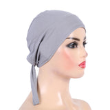 Under scarf Turban Tube Bone Bonnet Muslim Hijab Hat