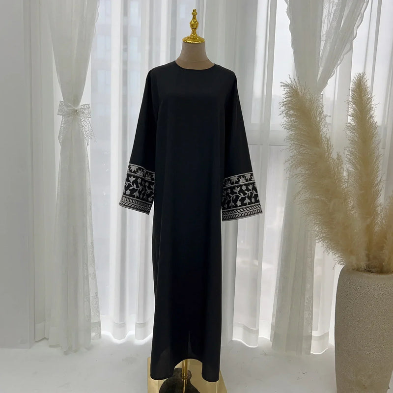 Turkish Solid Muslim Dresses