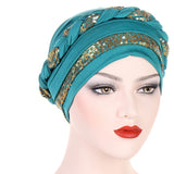 Women Fashion Braid Hijabs Muslim Turban Elegant