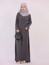 Abaya Muslim Kaftan with Pockets for Women