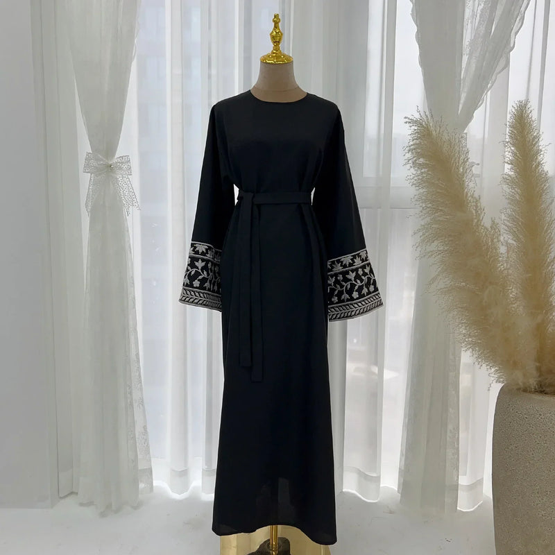 Turkish Solid Muslim Dresses