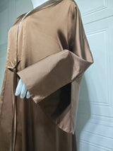 Eid Muslim Abaya for Women Cardigan Robe Jalabiya