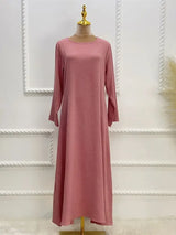 Abaya Muslim Kaftan with Pockets for Women