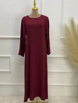 Abaya Muslim Kaftan with Pockets for Women