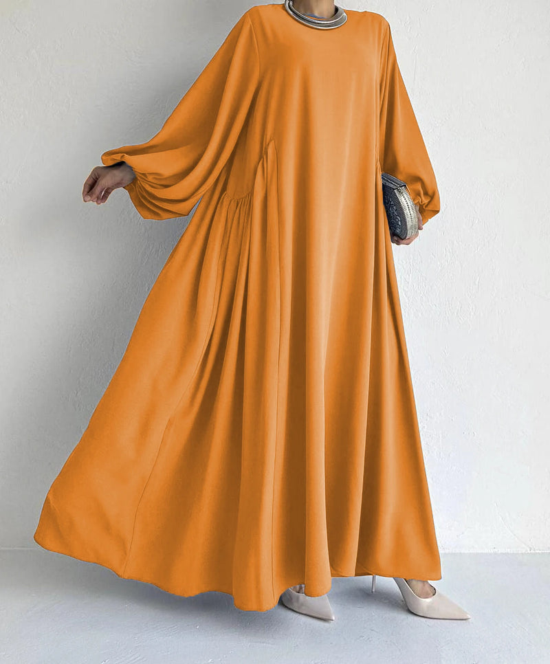 Abaya Ramadan Solid Bishop Sleeve Kebaya